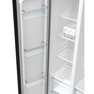 Side by Side GORENJE NRR9185EABXL, No Frost Plus, 550 l, H 178.6 cm, Clasa E, dark inox Side by Side GORENJE NRR9185EABXL, No Frost Plus, 550 l, H 178.6 cm, Clasa E, dark inox