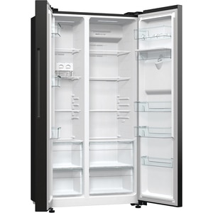Side by Side GORENJE NRR9185EABXLWD, No Frost Plus, 547 l, H 178.6 cm, Clasa E, Dozator apa, dark inox Side by Side GORENJE NRR9185EABXLWD, No Frost Plus, 547 l, H 178.6 cm, Clasa E, Dozator apa, dark inox