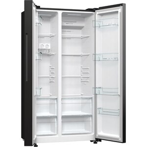 Side by Side GORENJE NRR9185EABXL, No Frost Plus, 550 l, H 178.6 cm, Clasa E, dark inox Side by Side GORENJE NRR9185EABXL, No Frost Plus, 550 l, H 178.6 cm, Clasa E, dark inox