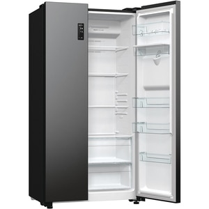 Side by Side GORENJE NRR9185EABXLWD, No Frost Plus, 547 l, H 178.6 cm, Clasa E, Dozator apa, dark inox Side by Side GORENJE NRR9185EABXLWD, No Frost Plus, 547 l, H 178.6 cm, Clasa E, Dozator apa, dark inox
