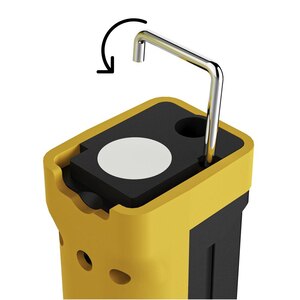 Lanterna LED HAMA W500-C, 500lm, galben/negru Lanterna LED HAMA W500-C, 500lm, galben/negru