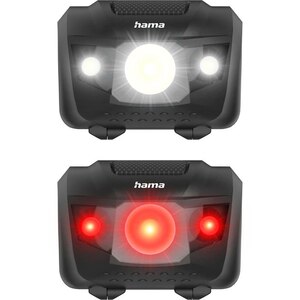Lanterna frontala HAMA HL200, 200lm, negru Lanterna frontala HAMA HL200, 200lm, negru