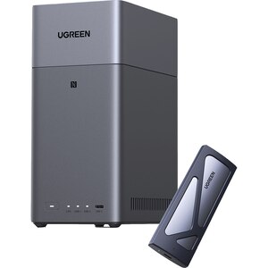 Network Attached Storage UGREEN DH2300, 2.2GHz, 4GB, 2-Bays, gri Network Attached Storage UGREEN DH2300, 2.2GHz, 4GB, 2-Bays, gri