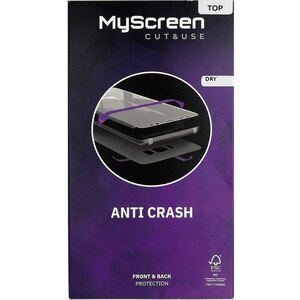 Folie protectie pentru telefon MYSCREEN Anti Crash Clear Dry, transparent Folie protectie pentru telefon MYSCREEN Anti Crash Clear Dry, transparent