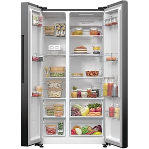 Side by Side GORENJE NRR9185EABXL, No Frost Plus, 550 l, H 178.6 cm, Clasa E, dark inox Side by Side GORENJE NRR9185EABXL, No Frost Plus, 550 l, H 178.6 cm, Clasa E, dark inox