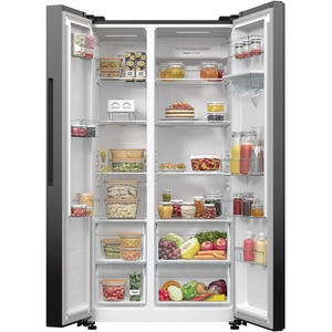 Side by Side GORENJE NRR9185EABXLWD, No Frost Plus, 547 l, H 178.6 cm, Clasa E, Dozator apa, dark inox Side by Side GORENJE NRR9185EABXLWD, No Frost Plus, 547 l, H 178.6 cm, Clasa E, Dozator apa, dark inox
