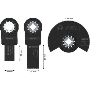 Set 3 lame lemn/metal BOSCH PROFESSIONAL Set 3 lame lemn/metal BOSCH PROFESSIONAL