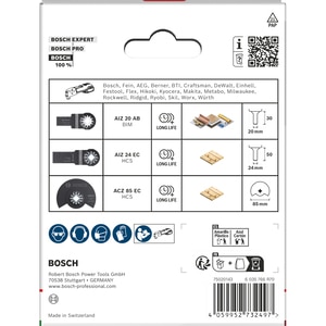 Set 3 lame lemn/metal BOSCH PROFESSIONAL Set 3 lame lemn/metal BOSCH PROFESSIONAL
