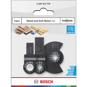 Set 3 lame lemn/metal BOSCH PROFESSIONAL Set 3 lame lemn/metal BOSCH PROFESSIONAL