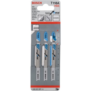 Panza pendular BOSCH, T118A, metal, 92mm, 3buc Panza pendular BOSCH, T118A, metal, 92mm, 3buc