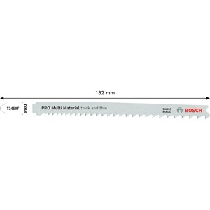 Panza pendular BOSCH PRO, multimat t, 132mm, 3buc Panza pendular BOSCH PRO, multimat t, 132mm, 3buc