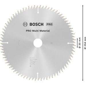 Panza circular multi BOSCH PROFESSIONAL, 254x30x3.2mm T80 Panza circular multi BOSCH PROFESSIONAL, 254x30x3.2mm T80