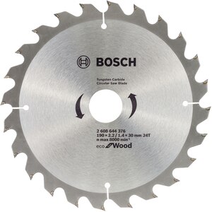 Panza circular BOSCH, wood, 190 x 30 x 2.2 mm, 24T Panza circular BOSCH, wood, 190 x 30 x 2.2 mm, 24T