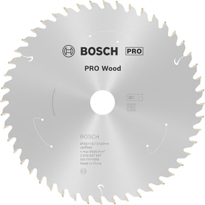 Panza circular BOSCH PRO, wood, 165 x 20 x 1.5 mm, T48 Panza circular BOSCH PRO, wood, 165 x 20 x 1.5 mm, T48