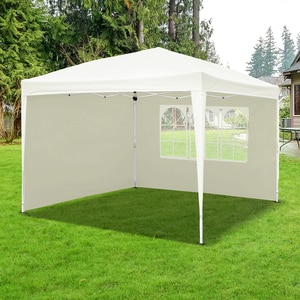 Pavilion gradina Tudy, poliester, 293 x 293 x 252 cm, alb Pavilion gradina Tudy, poliester, 293 x 293 x 252 cm, alb