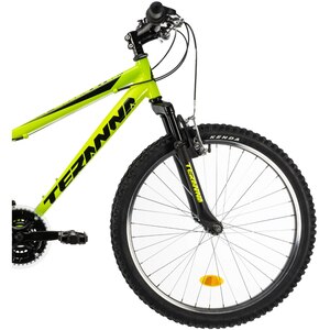 Bicicleta copii DHS Terrana, roata 24", frana V-brake, verde Bicicleta copii DHS Terrana, roata 24", frana V-brake, verde