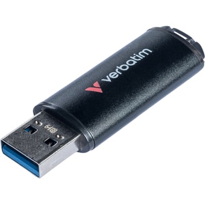Memorie USB VERBATIM V200 Metal, 64GB, USB 3.2, negru Memorie USB VERBATIM V200 Metal, 64GB, USB 3.2, negru