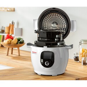 Accesoriu pentru prajit TEFAL Extra Crisp EY150830, argintiu-negru Accesoriu pentru prajit TEFAL Extra Crisp EY150830, argintiu-negru
