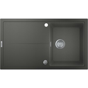 Chiuveta bucatarie GROHE K400 31640AT0, 1 cuva, picurator reversibil, compozit quartz, antracit Chiuveta bucatarie GROHE K400 31640AT0, 1 cuva, picurator reversibil, compozit quartz, antracit