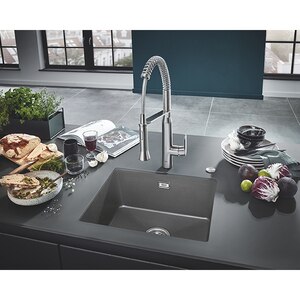 Chiuveta bucatarie GROHE K700 Undermount 31654AT0, 1 cuva, compozit quartz, antracit Chiuveta bucatarie GROHE K700 Undermount 31654AT0, 1 cuva, compozit quartz, antracit