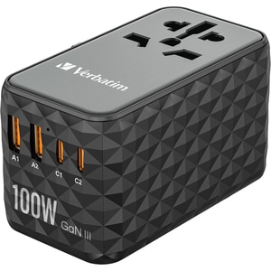 Incarcator universal laptop VERBATIM 32121, 100W Incarcator universal laptop VERBATIM 32121, 100W