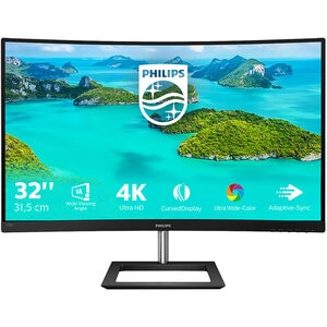 Monitor curbat LCD VA PHILIPS 328E1CA, 31.5", 4K UHD, 60Hz, negru Monitor curbat LCD VA PHILIPS 328E1CA, 31.5", 4K UHD, 60Hz, negru
