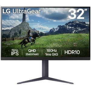 Monitor Gaming LED Nano IPS LG UltraGear 32GS85Q-B, 31.5", QHD, 180Hz, AMD FreeSync, NVIDIA G-SYNC Compatibil, negru Monitor Gaming LED Nano IPS LG UltraGear 32GS85Q-B, 31.5", QHD, 180Hz, AMD FreeSync, NVIDIA G-SYNC Compatibil, negru