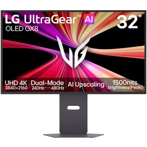Monitor Gaming OLED LG UltraGear evo GX8 32GX870B-B.AEU, 31.5", 4K, 240Hz, AMD FreeSync Premium Pro, DisplayHDR True Black 500, boxe, negru Monitor Gaming OLED LG UltraGear evo GX8 32GX870B-B.AEU, 31.5", 4K, 240Hz, AMD FreeSync Premium Pro, DisplayHDR True Black 500, boxe, negru