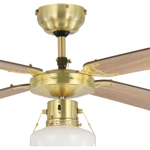 Plafoniera cu ventilator EGLO Fortaleza, E27, 60W, IP20, alb Plafoniera cu ventilator EGLO Fortaleza, E27, 60W, IP20, alb