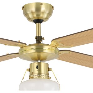 Plafoniera cu ventilator EGLO Fortaleza, E27, 60W, IP20, alb Plafoniera cu ventilator EGLO Fortaleza, E27, 60W, IP20, alb