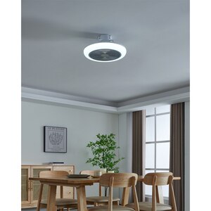 Plafoniera LED cu ventilator EGLO Kostrena, 3 x 8.5W, 3300 lm, IP20, alb-gri Plafoniera LED cu ventilator EGLO Kostrena, 3 x 8.5W, 3300 lm, IP20, alb-gri