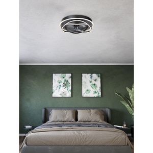 Plafoniera EGLO Namori, 4x9W, 4400lm, 50cm, negru Plafoniera EGLO Namori, 4x9W, 4400lm, 50cm, negru