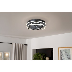 Plafoniera EGLO Namori, 4x9W, 4400lm, 50cm, negru Plafoniera EGLO Namori, 4x9W, 4400lm, 50cm, negru