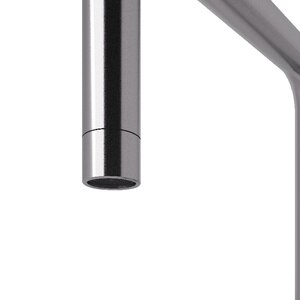 Baterie bucatarie GoodHome Kamut, pipa inalta, alama, inox Baterie bucatarie GoodHome Kamut, pipa inalta, alama, inox