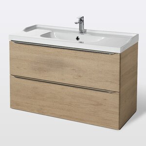 Masca lavoar GoodHome Imandra, suspendata, 100 x 45 x 60 cm, stejar Masca lavoar GoodHome Imandra, suspendata, 100 x 45 x 60 cm, stejar