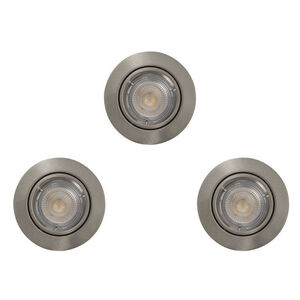 Set 3 spoturi LED COLOURS Caius, 4.9W, 345lm, 2700K, gri Set 3 spoturi LED COLOURS Caius, 4.9W, 345lm, 2700K, gri
