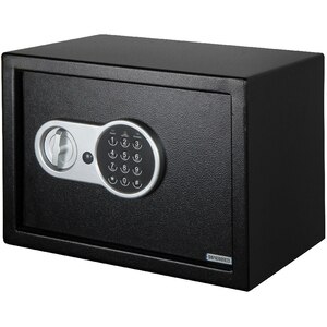 Seif digital SMITH AND LOCKE, 25x35x25 cm, negru Seif digital SMITH AND LOCKE, 25x35x25 cm, negru