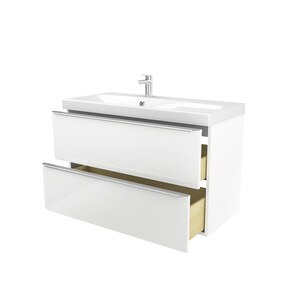 Masca lavoar GoodHome Imandra, suspendata, 100 x 45 x 60 cm, alb Masca lavoar GoodHome Imandra, suspendata, 100 x 45 x 60 cm, alb