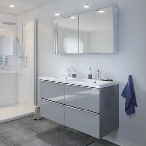 Masca lavoar GoodHome Imandra, suspendata, 120 x 45 x 60 cm, gri Masca lavoar GoodHome Imandra, suspendata, 120 x 45 x 60 cm, gri