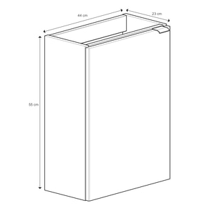 Masca lavoar GoodHome Imandra, suspendata, 44 x 23 x 55 cm, alb Masca lavoar GoodHome Imandra, suspendata, 44 x 23 x 55 cm, alb