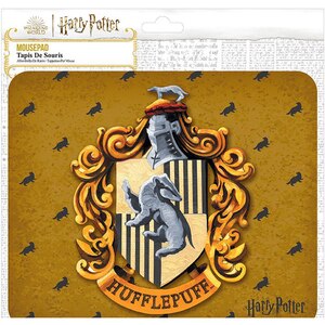Mouse Pad Gaming ABYSSE CORP Harry Potter Hufflepuff, 23.5 x 19.5 cm, maro Mouse Pad Gaming ABYSSE CORP Harry Potter Hufflepuff, 23.5 x 19.5 cm, maro