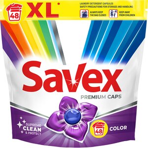 Detergent capsule SAVEX Premium Caps Color, 48 spalari Detergent capsule SAVEX Premium Caps Color, 48 spalari
