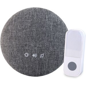 Sonerie wireless COMMEL, 38 melodii, 200m, gri Sonerie wireless COMMEL, 38 melodii, 200m, gri