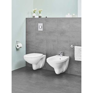 Bideu GROHE Bau 39433000, montaj suspendat, preaplin, alb Bideu GROHE Bau 39433000, montaj suspendat, preaplin, alb