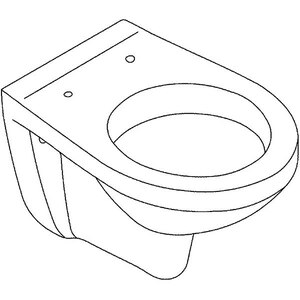 Vas WC GROHE Bau Ceramic 39491000, montaj suspendat, evacuare orizontala, alb Vas WC GROHE Bau Ceramic 39491000, montaj suspendat, evacuare orizontala, alb
