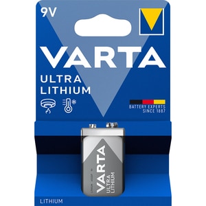 Baterie Lithium VARTA, 9V, 1 bucata Baterie Lithium VARTA, 9V, 1 bucata