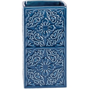 Pahar baie WENKO Cordoba, ceramica, albastru Pahar baie WENKO Cordoba, ceramica, albastru