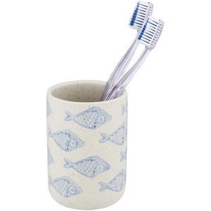 Pahar baie WENKO Aquamarin, ceramica, bej Pahar baie WENKO Aquamarin, ceramica, bej