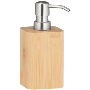 Dispenser sapun lichid WENKO Bambusa, 220 ml, maro Dispenser sapun lichid WENKO Bambusa, 220 ml, maro