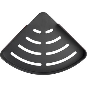 Raft de colt WENKO Bivio, aluminiu, 30.5 cm, negru Raft de colt WENKO Bivio, aluminiu, 30.5 cm, negru